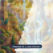 Cité elfique aux cascades dorées – gros plan des diamants