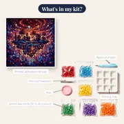 Upside Down Town with Floating Spores – kit contents