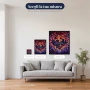 Città capovolta nel buio rosso – misure disponibili