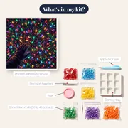 Christmas Lights Wall Hand in Darkness – kit contents