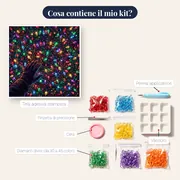 Parete di luci con mano nel buio – contenuto del kit