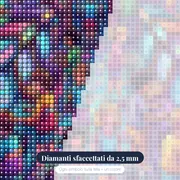 Ragazzi nella sala giochi neon anni Ottanta – primo piano dei diamanti