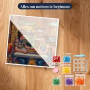 Wafels in een jaren 80 keuken – pakket klaar om te beginnen