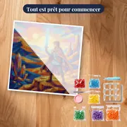 Héros au sabre lumineux sous deux soleils – kit prêt à commencer