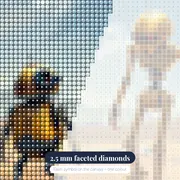 Droid Duo in Desert Sun – diamond close-up
