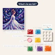 Galactic Princess with Double Buns – kit contents