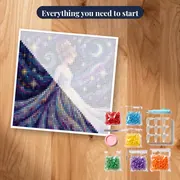 Galactic Princess with Double Buns – kit ready to start