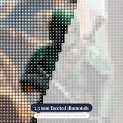 Green Armor Bounty Hunter in Canyon – diamond close-up