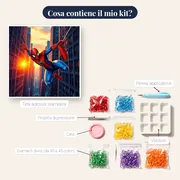 Spider-Man Sospeso tra i Grattacieli – contenuto del kit