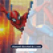 Spider-Man Sospeso tra i Grattacieli – primo piano dei diamanti