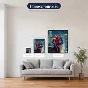 Spider-Man Rooftop Sandwich at Night – available sizes
