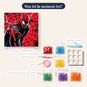 Spider-Man vor rotem Spinnennetz – Inhalt des Sets