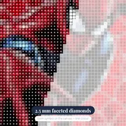 Red and Black Web Hero – diamond close-up