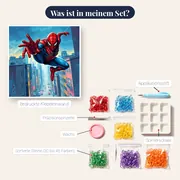 Spider-Man im Sprung über der Stadt – Inhalt des Sets