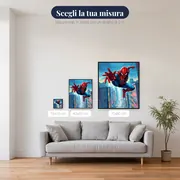 Spider-Man in Salto sopra la Città – misure disponibili