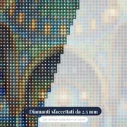 Interno di Moschea con Lanterne Dorate – primo piano dei diamanti