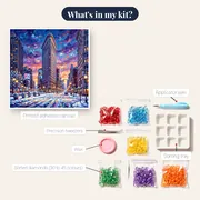Flatiron Building in Snow at Dusk – kit contents