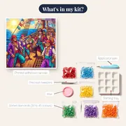 Joyful Pirate Crew at Sea – kit contents