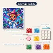 Cosmic Reindeer Doctor in Snow – kit contents