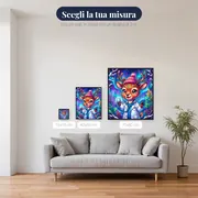 Piccola Renna Dottoressa dal Cappello Rosa – misure disponibili