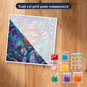 Docteur renne au bonnet rose – kit prêt à commencer