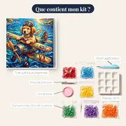 Chiot pilote au-dessus de la mer – contenu du kit