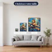 Chiot pilote au-dessus de la mer – tailles disponibles