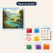 Caped Travelers by Winding River – kit contents