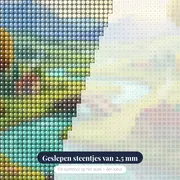 Kronkelrivier tussen Groene Heuvels – close-up van de steentjes