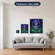Créature Verte Sous la Lune Étoilée – tailles disponibles