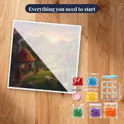 Sunset Hillside Cottage Village – kit ready to start
