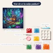 Kristalgrot met Mijnkar en Kinderen – inhoud van het pakket