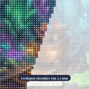 Kristalgrot met Mijnkar en Kinderen – close-up van de steentjes