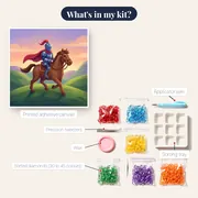 Blue Armor Knight at Dawn – kit contents