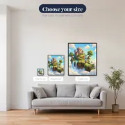 Mage and Dragon Floating Castle – available sizes