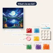 Moonlit Mountain Lake Adventure – kit contents