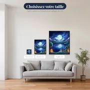 Randonneurs sous la lune étoilée – tailles disponibles