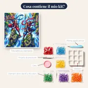 Duello tra Ninja alla Cascata – contenuto del kit
