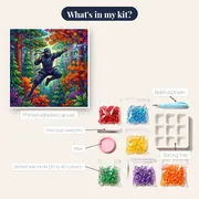 Ninja Shuriken Forest Motion – kit contents