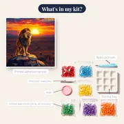 Regal Lion on Sunset Rock – kit contents