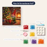 Gnom mit Geschenk am Weihnachtsbaum – Inhalt des Sets