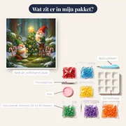 Twee kabouters versieren een kerstboom – inhoud van het pakket