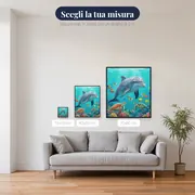 Delfino tra Tartarughe e Pesci Tropicali – misure disponibili