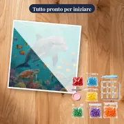 Delfino tra Tartarughe e Pesci Tropicali – kit pronto per iniziare