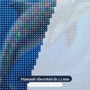 Delfino Mandala su Onda Blu Profonda – primo piano dei diamanti