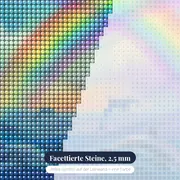 Delfine springen im farbigen Regenbogenlicht – Nahaufnahme der Steine