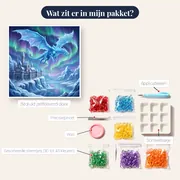 Blauwe IJsdraak boven Sneeuwkasteel – inhoud van het pakket