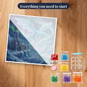 Ice Dragon Over Frozen Castle – kit ready to start