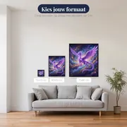 Violette Kristaldraak in Sterrenstelsel – beschikbare formaten