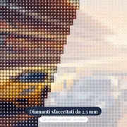 Sorpasso Giallo sul Rettilineo – primo piano dei diamanti